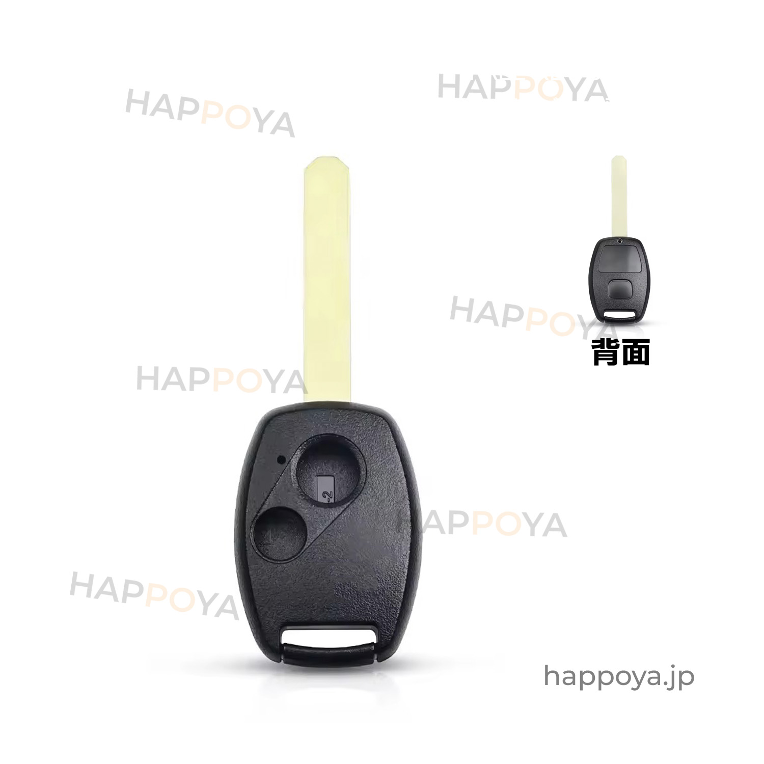トランスポンダーキーシェル 2ボタン ブランクキー ホンダ HON66