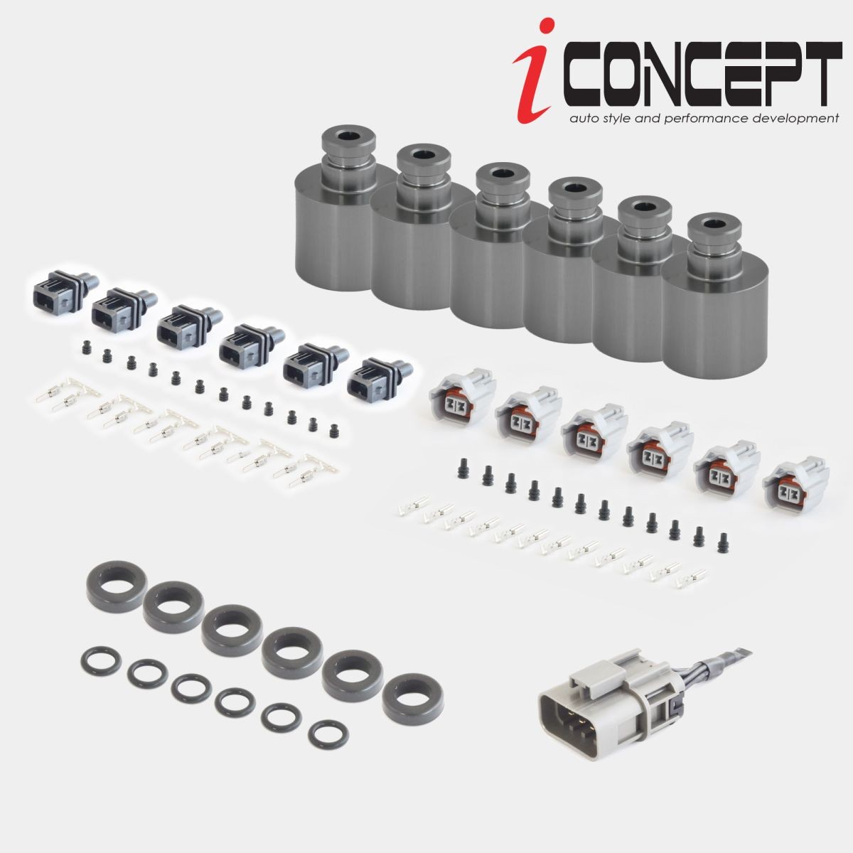 iConcept R35 VR38 インジェクター流用アダプターキットA・グレー