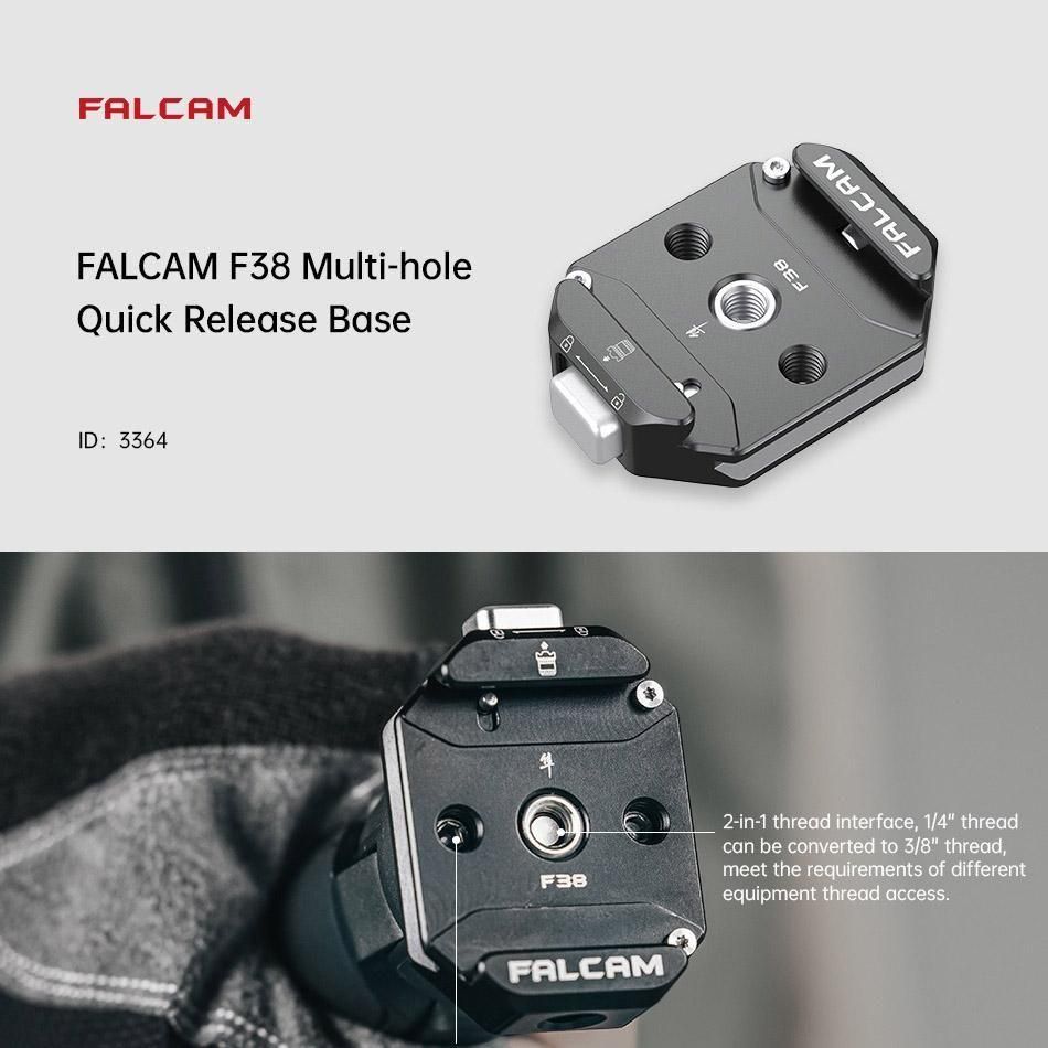 ULANZI FALCAM F38マルチホールクイックリリースベース