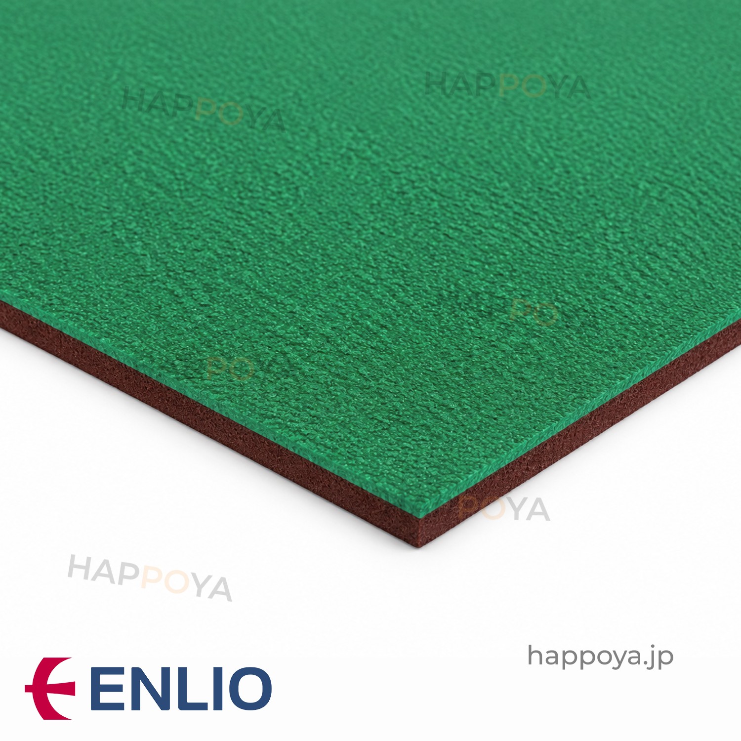 ENLIO バドミントン フロアマット（5.5mm）グリーン 14m