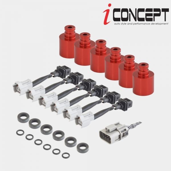 iConcept R35 VR38 インジェクター流用アダプターキットB・レッド