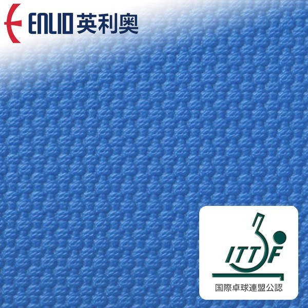 ENLIO 卓球フロアマット（ITTF公認5.5mm）ブルー 14m