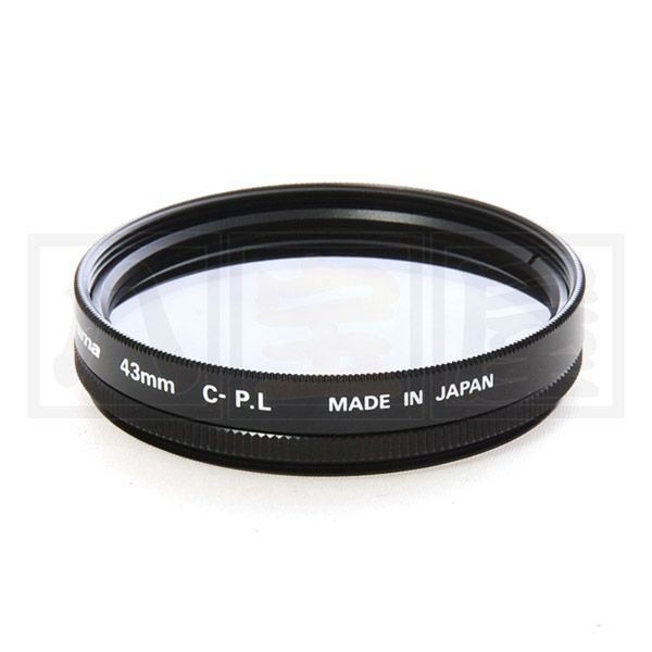 円偏光フィルター(CPL)・43mm・BK