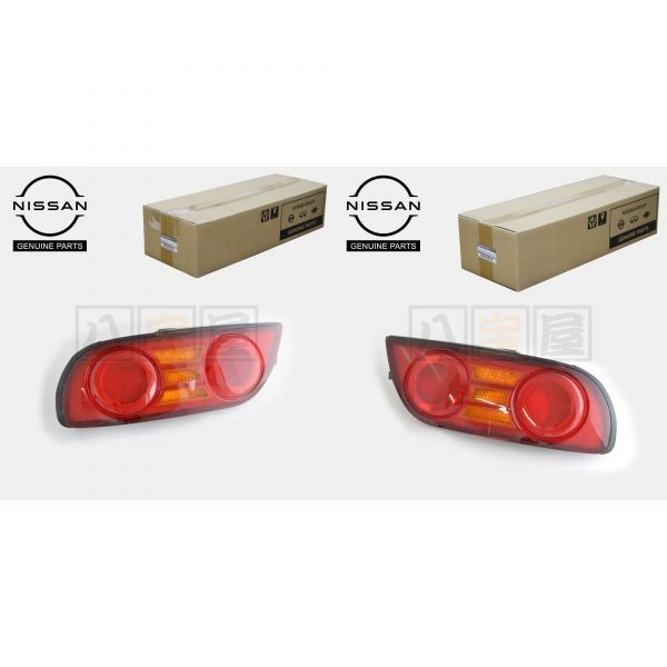 日産 純正 テールライト テールランプ 180SX RPS13 後期 左右セット B6550-60F00 B6555-60F00 新品 未使用 純正品 本物