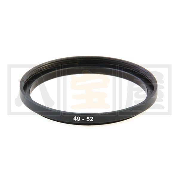 ステップアップリング 49-52mm・ブラック